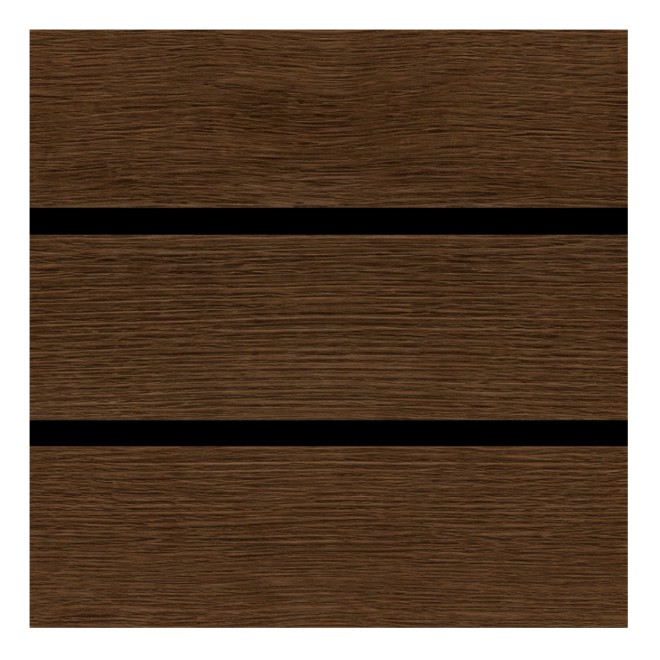 Novalit Dubbele Rondkant 200mm Gevelbekleding Toffee Twinlook 600cm